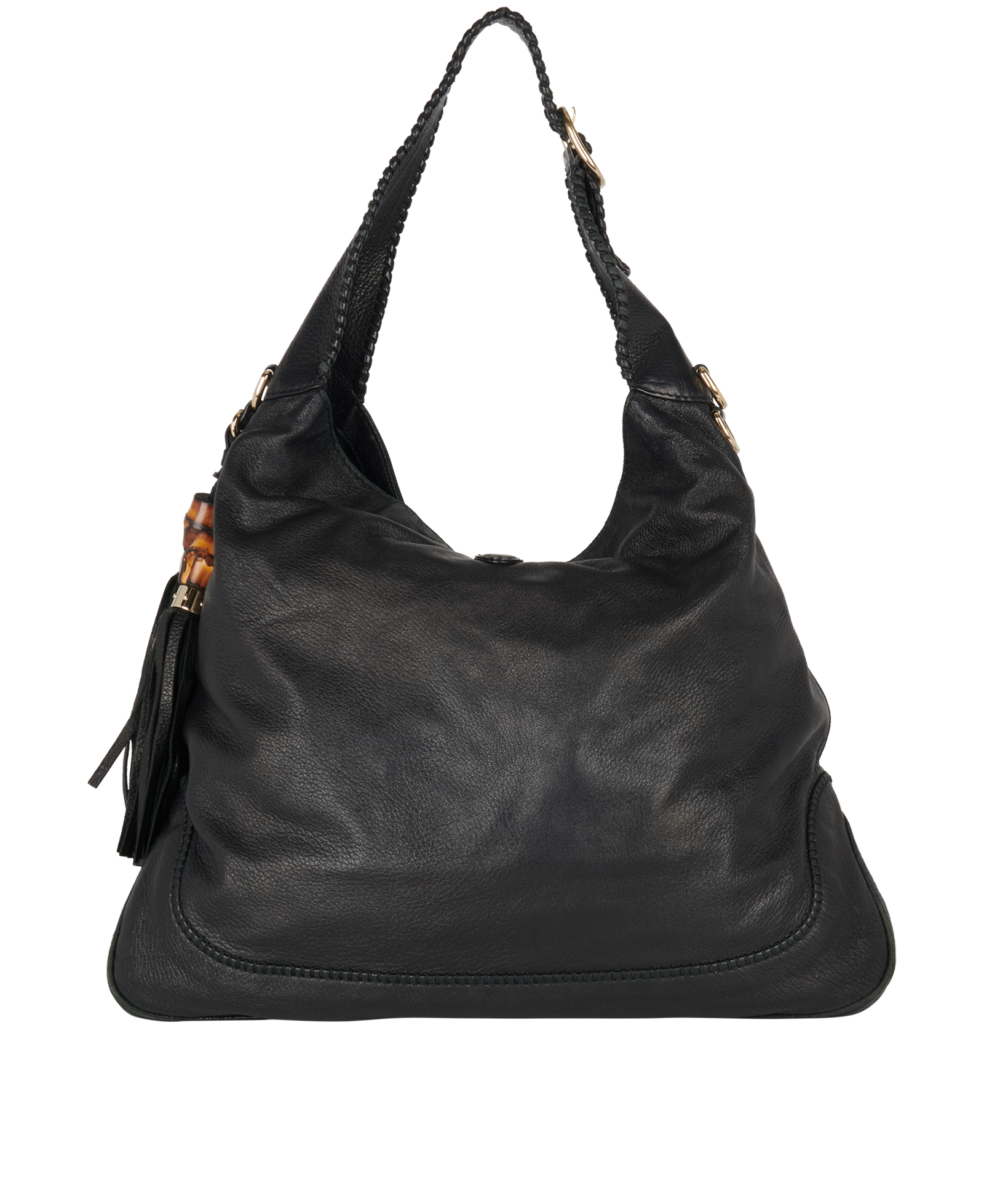 Jackie Hobo, &pound;550, Handbags, Black, Leather, Back view